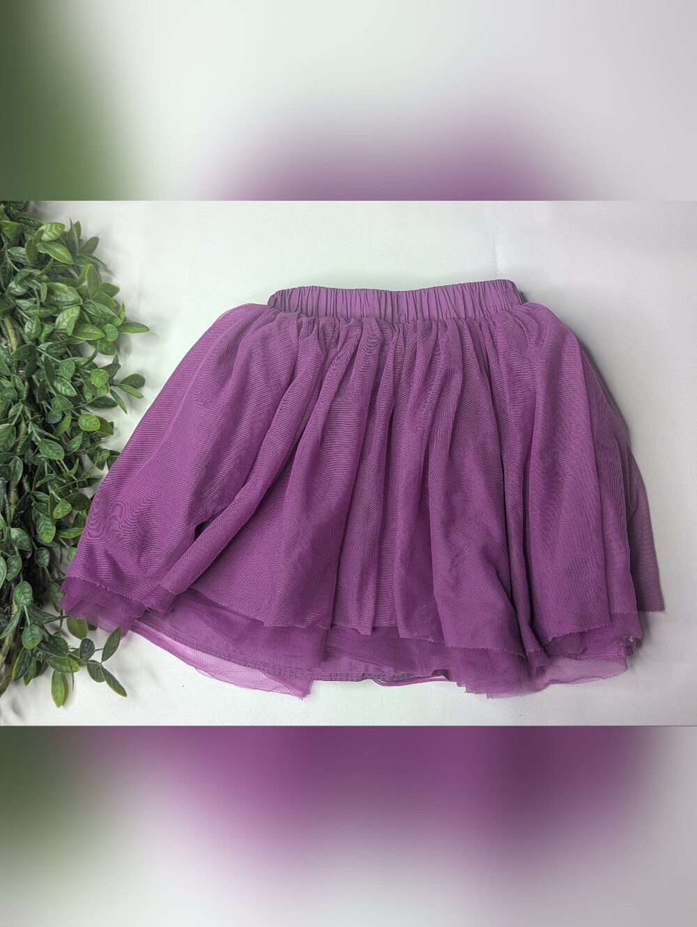 Hanna Andersson Purple yude Tutu Skirt Size 5 Or 110cm